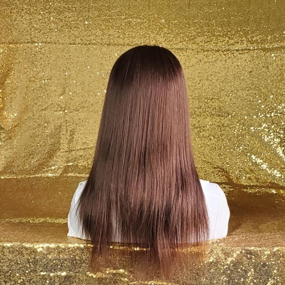 100% Human Hair - Alopecia wig - Yaki straight 16" - Picture 7 of 12